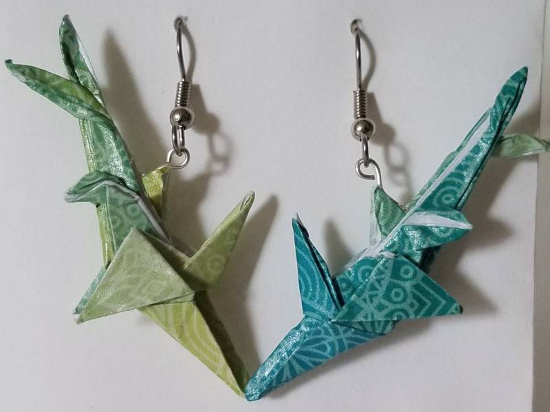 Origami Ohrringe, Hai Origami Ohrringe, Hai von PaperTigerFolds