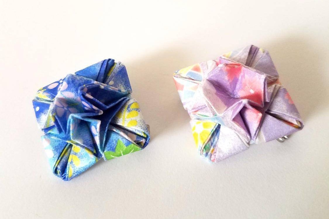 Origami Pin, Lotus Origami Pin, Lotus von PaperTigerFolds