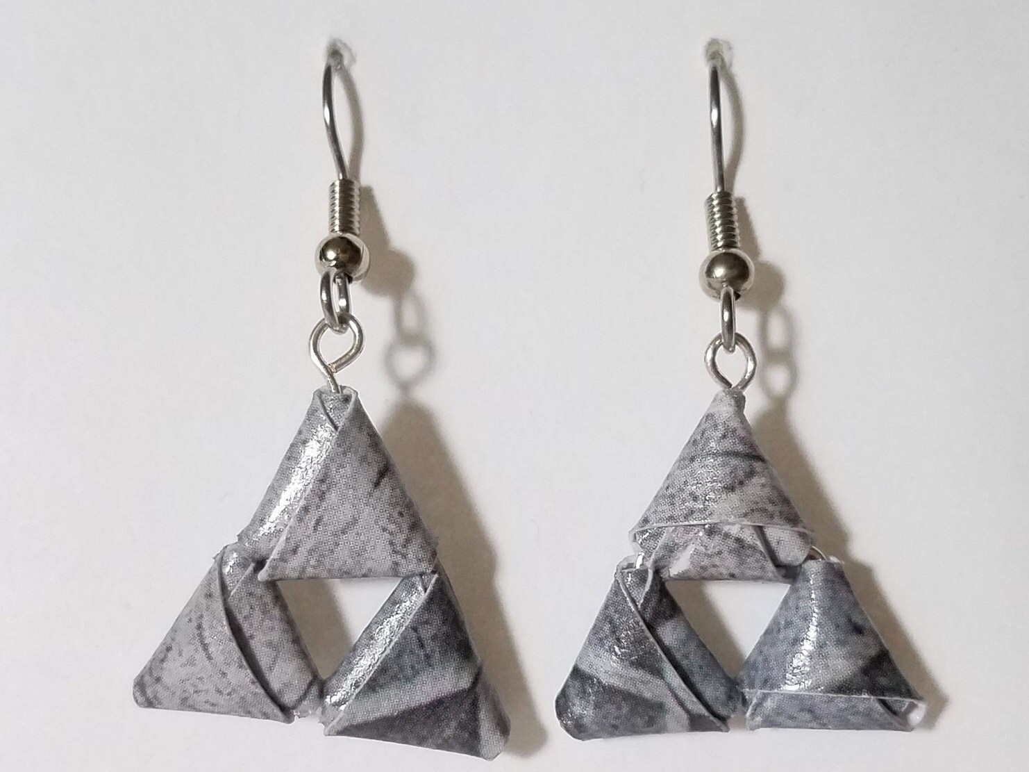 stein Wie Origami Triforce Ohrringe stein Wie Origami Triforce Ohrringe von PaperTigerFolds