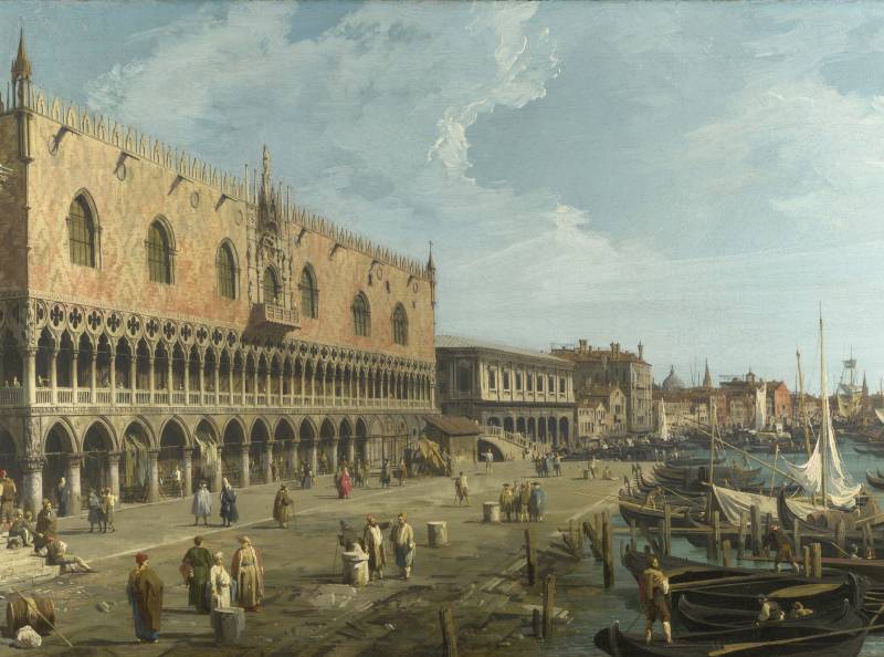 Papermoon Fototapete "ABSTRAKT DESIGN-ALTSTADT MALEREI XXL" von Papermoon