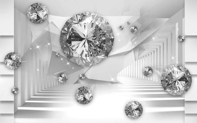 Papermoon Fototapete "Abstrakt 3D Effekt" von Papermoon