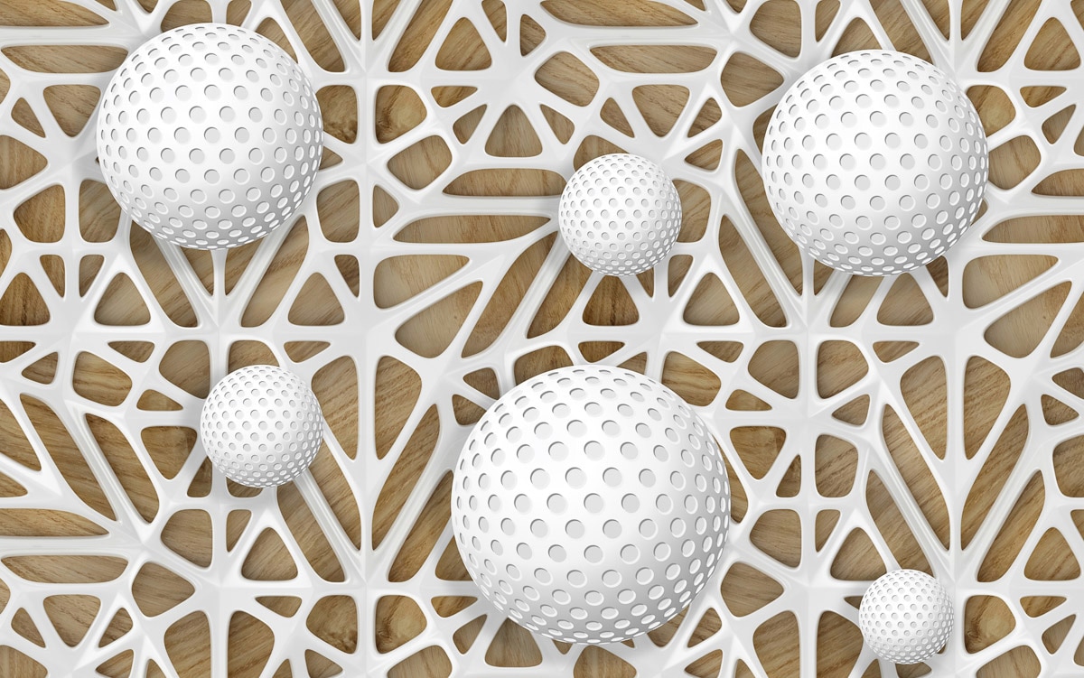 Papermoon Fototapete "Abstrakt 3D Effekt" von Papermoon