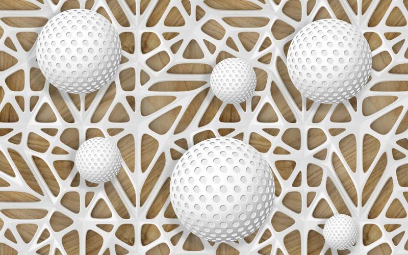 Papermoon Fototapete "Abstrakt 3D Effekt" von Papermoon