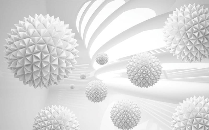 Papermoon Fototapete "Abstrakt 3D Effekt" von Papermoon