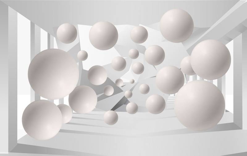 Papermoon Fototapete "Abstrakt 3D Effekt" von Papermoon