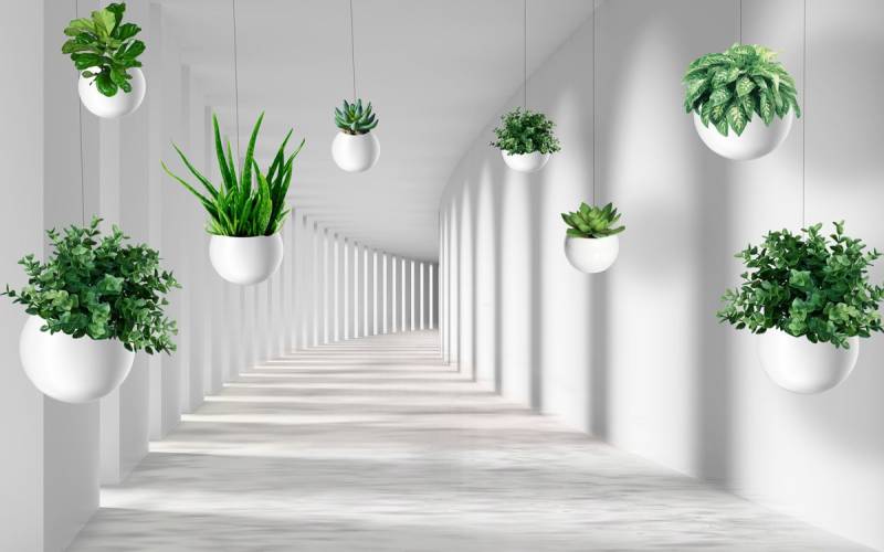 Papermoon Fototapete "Abstrakt 3D Effekt" von Papermoon