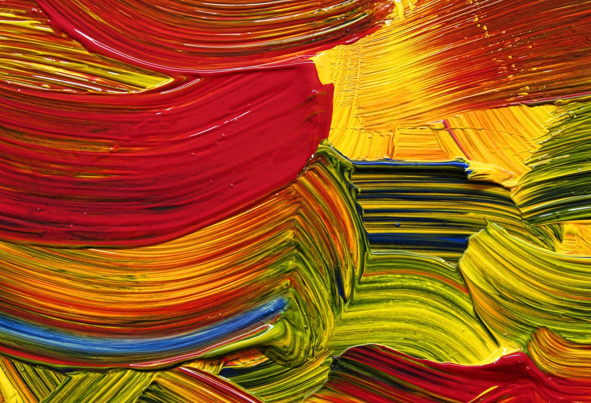 Papermoon Fototapete "Abstrakt Farben" von Papermoon