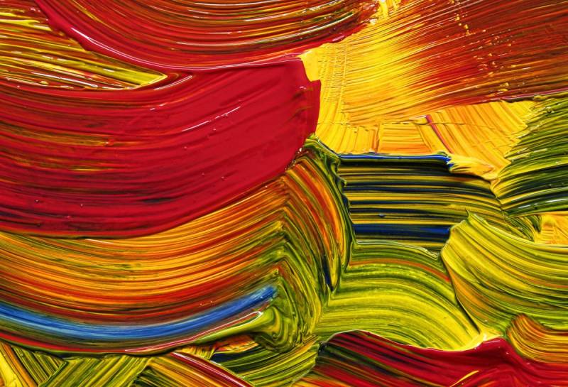 Papermoon Fototapete "Abstrakt Farben" von Papermoon