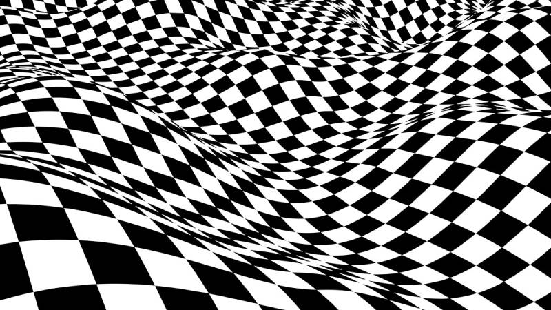 Papermoon Fototapete "Abstrakt Schwarz Weiß" von Papermoon