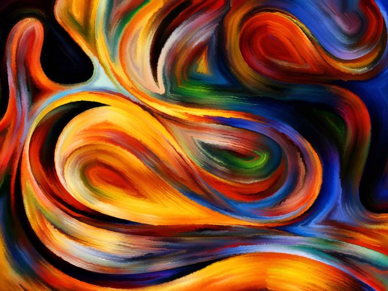 Papermoon Fototapete "Abstrakte Spiritualität" von Papermoon