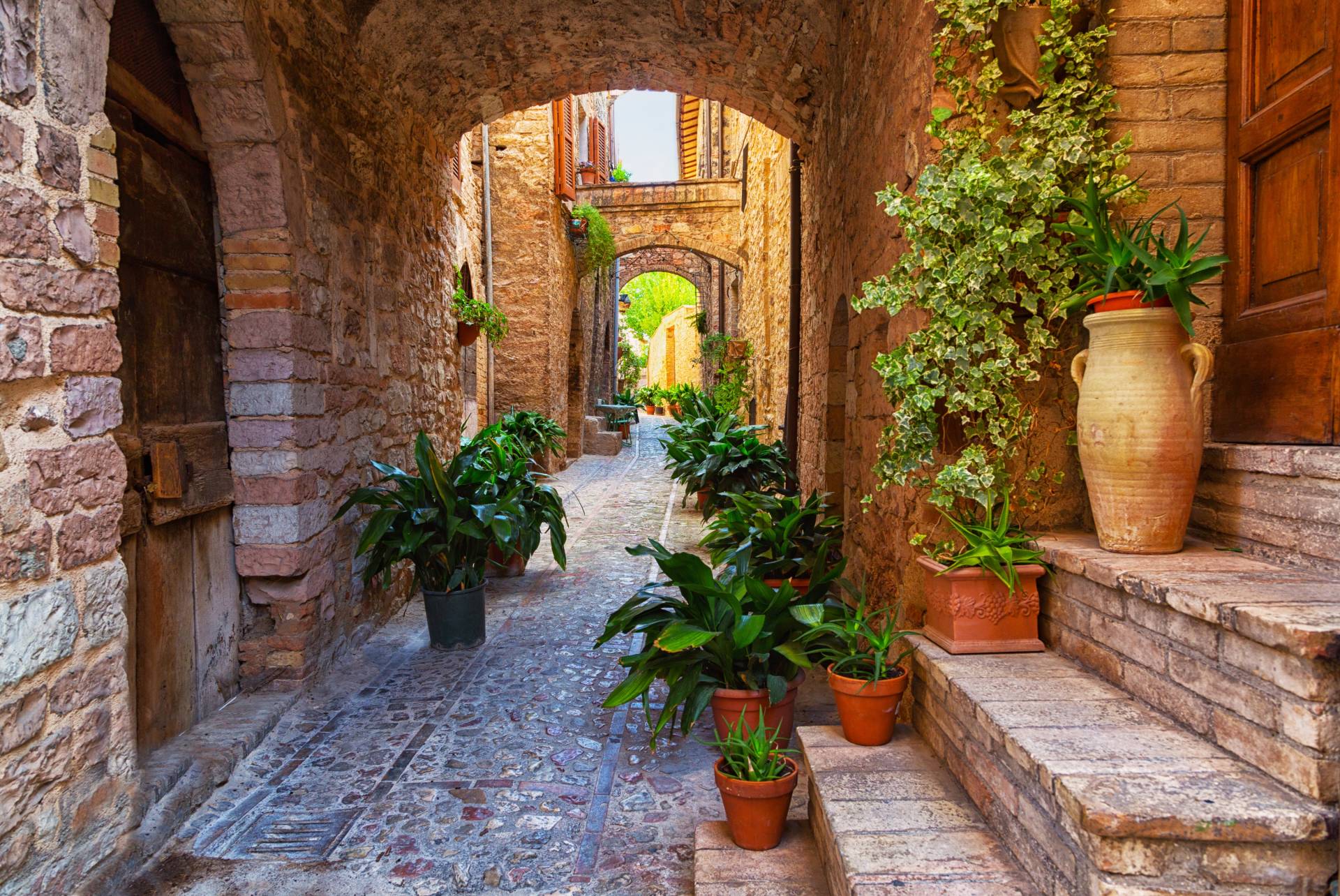 Papermoon Fototapete "Ancient City Spello Umbria" von Papermoon