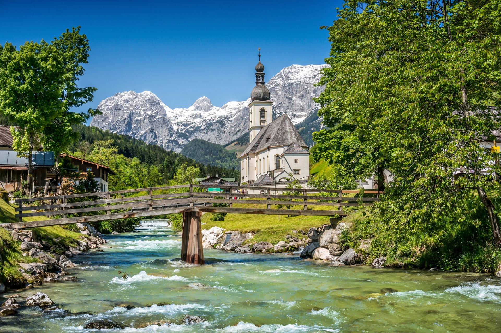 Papermoon Fototapete "Bavarian Alps" von Papermoon