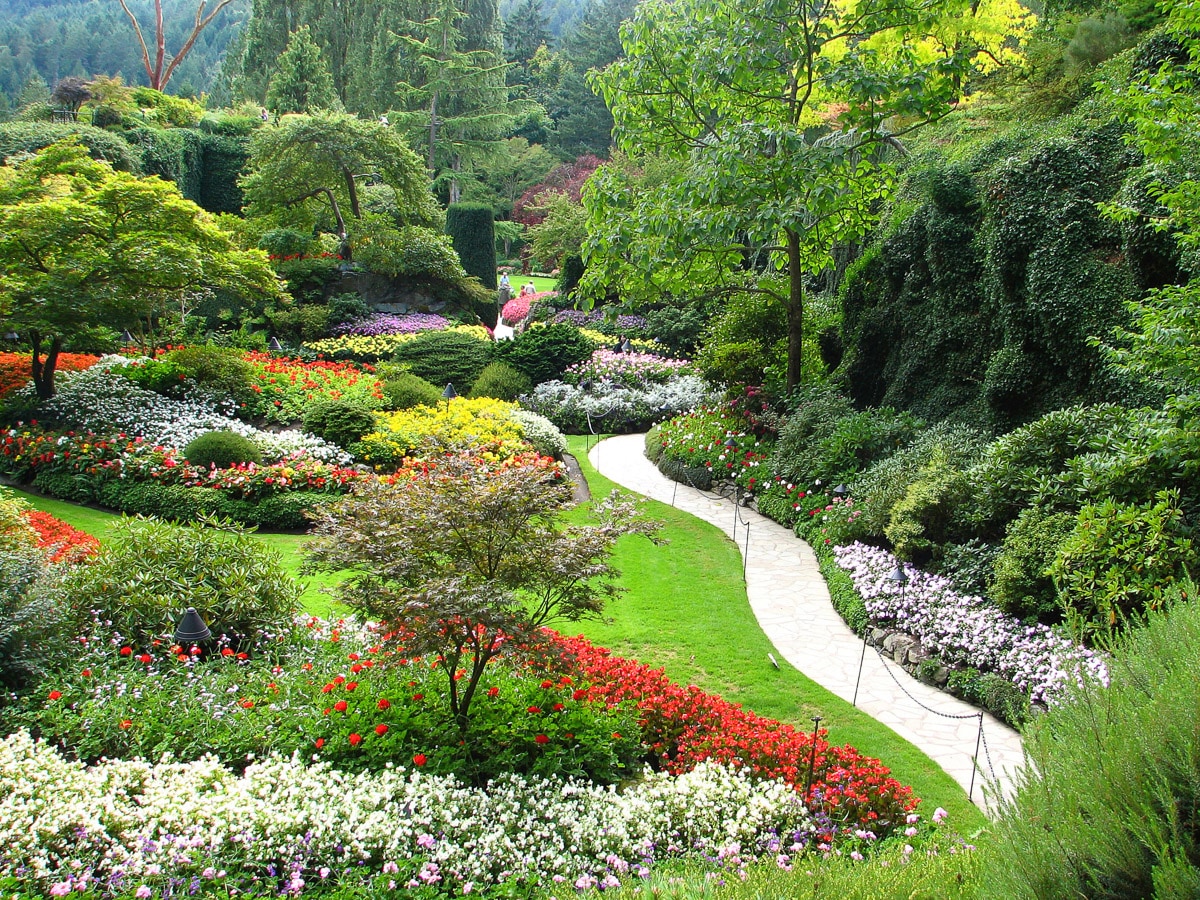 Papermoon Fototapete "Butchart Gardens" von Papermoon