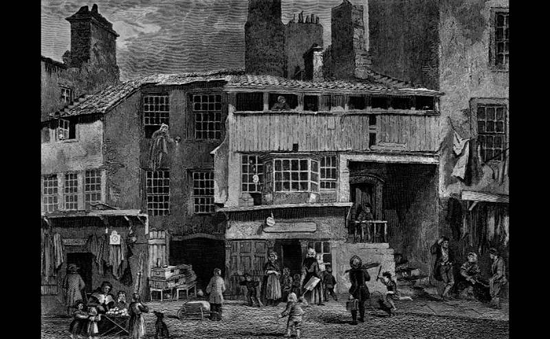 Papermoon Fototapete "Gemälde Schwarz & Weiß" von Papermoon