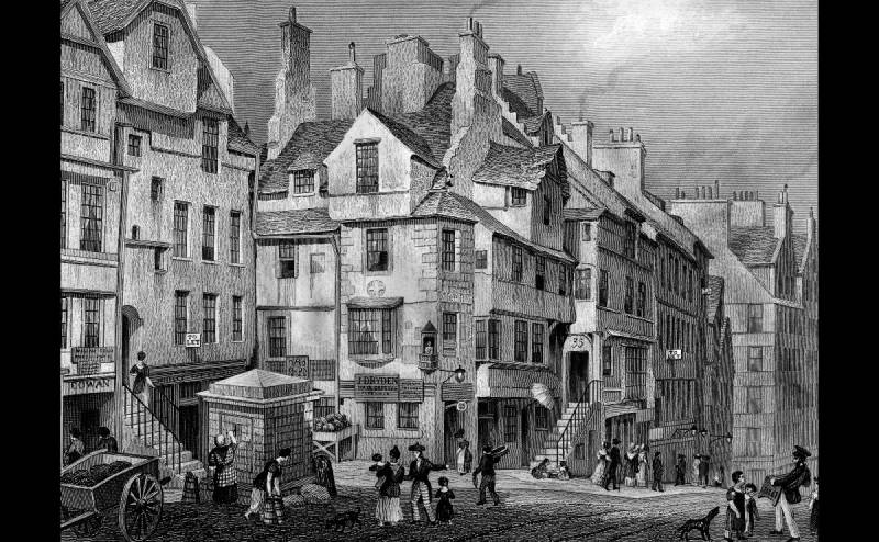 Papermoon Fototapete "Gemälde Schwarz & Weiß" von Papermoon