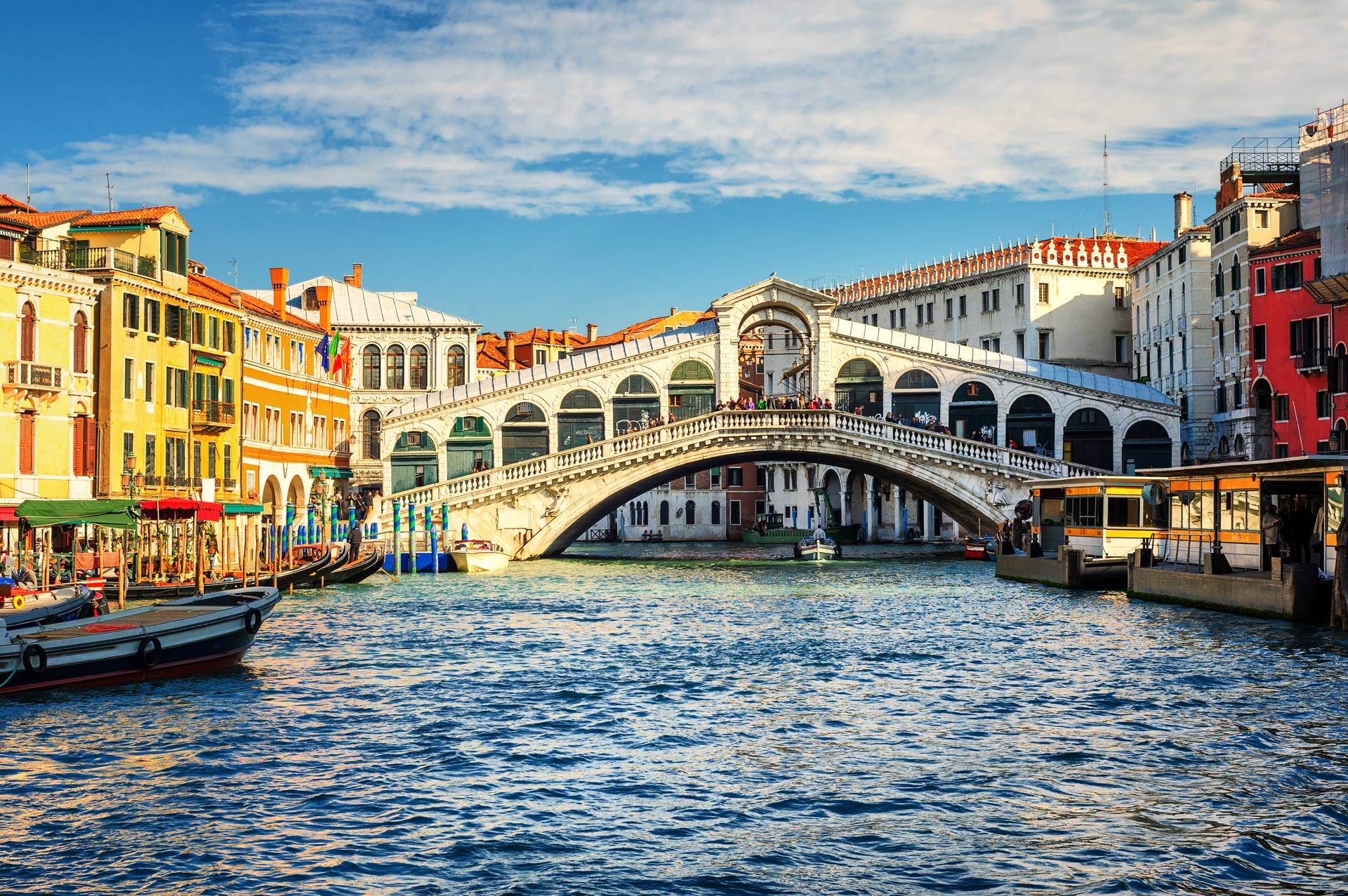 Papermoon Fototapete "Grand Canal and Rialto bridge" glatt von Papermoon