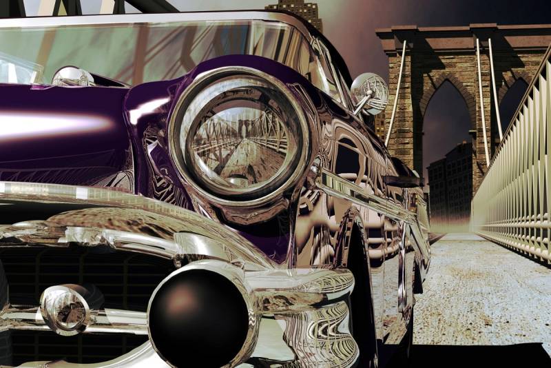 Papermoon Fototapete "Oldtimer" von Papermoon