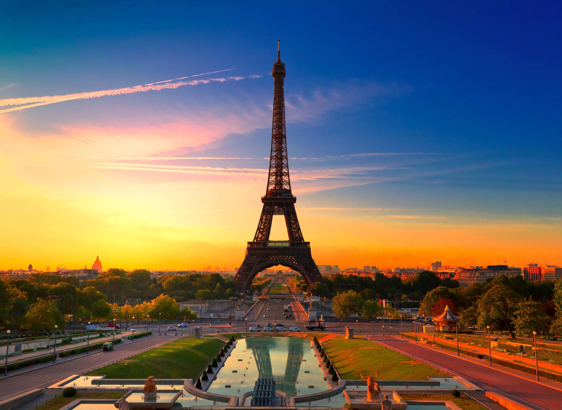 Papermoon Fototapete "Paris Eiffel Tower" von Papermoon