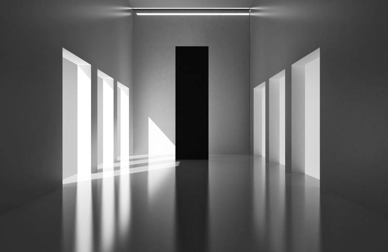 Papermoon Fototapete "Photo-Art ANTONYUS BUNJAMIN (ABE), LICHT UND DIMENSION" von Papermoon