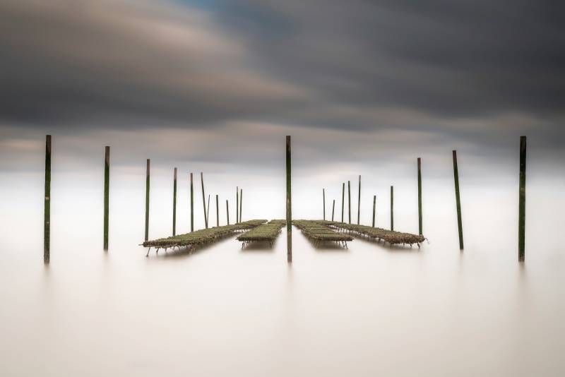 Papermoon Fototapete "Photo-Art CHRISTOPHE STAELENS, DIE AUSTERNBAR" von Papermoon