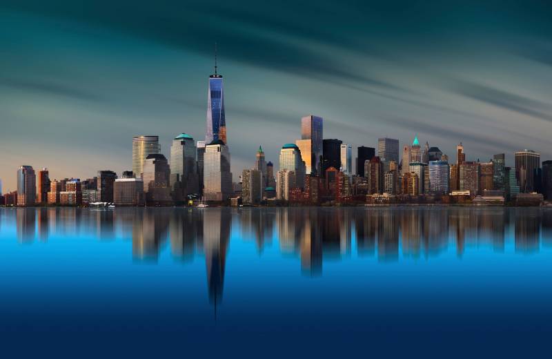 Papermoon Fototapete "Photo-Art YI LIANG, NEW YORK WORLD TRADE CENTER 1" von Papermoon