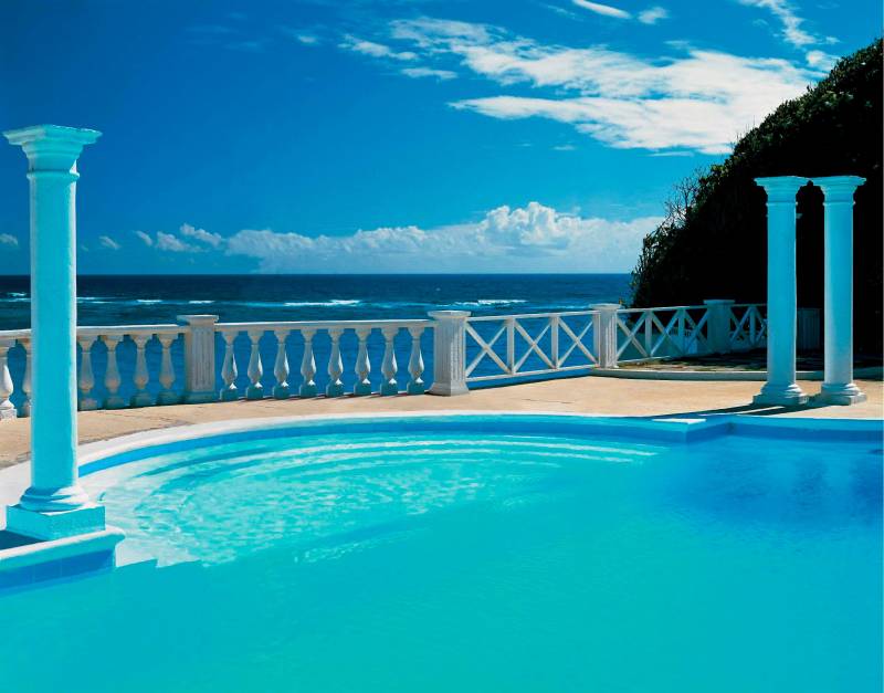 Papermoon Fototapete "Pool View" glatt von Papermoon