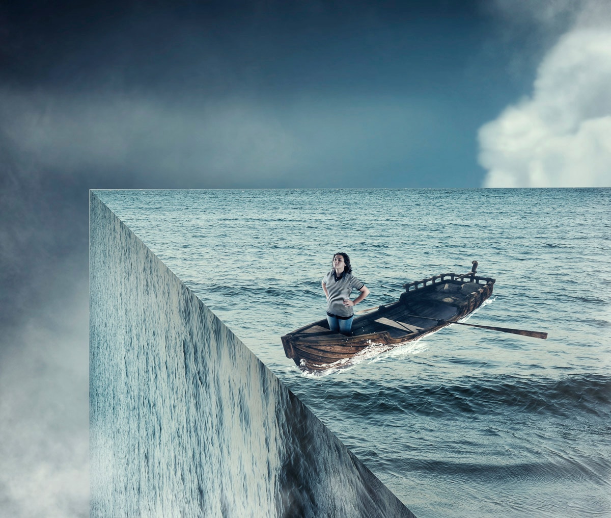 Papermoon Fototapete "Rand des Ozeans" von Papermoon