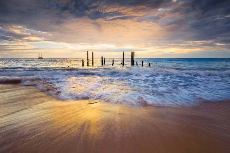 Papermoon Fototapete "Strand" von Papermoon