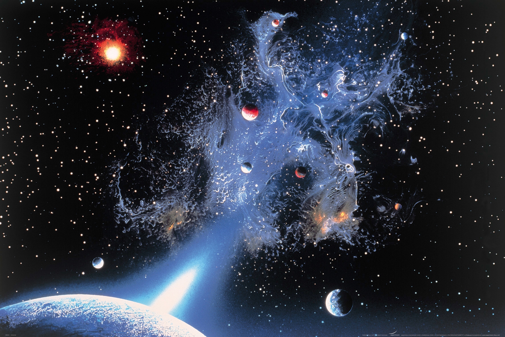 Papermoon Fototapete "Universum" glatt von Papermoon