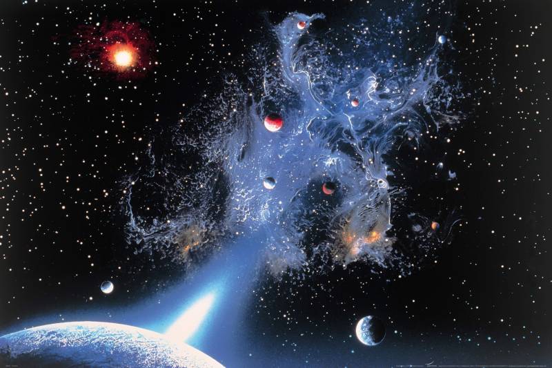 Papermoon Fototapete "Universum" glatt von Papermoon