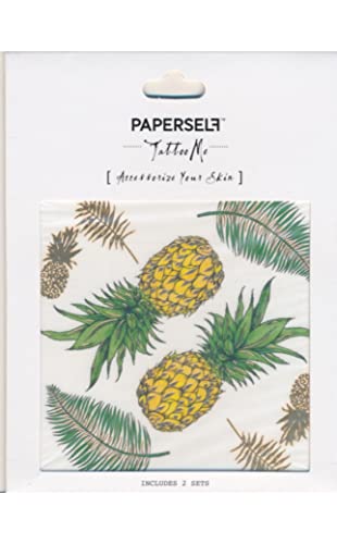 Paperself Tattoo Pineapples 4x4cm von Paperself
