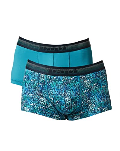 papi UMPA107 Microflex Performance Trunks, 2 Stück, Kristall, Blaugrün/Blauer Mond, Large von Papi