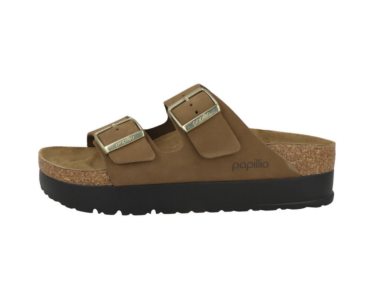Papillio by BIRKENSTOCK Arizona Flex Platform Nubukleder schmal Damen Sandale Sandaletten, Sommerschuhe, Badeschuhe, Riemchen, Schlappen von Papillio by BIRKENSTOCK