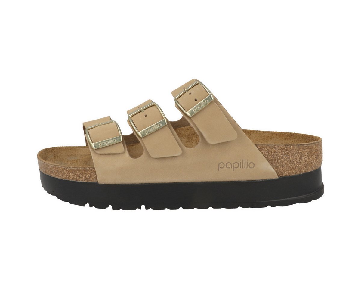 Papillio by BIRKENSTOCK Florida III Flex Platform Nubukleder schmal Damen Sandale Sandaletten, Sommerschuhe, Badeschuhe, Riemchen, Schlappen von Papillio by BIRKENSTOCK