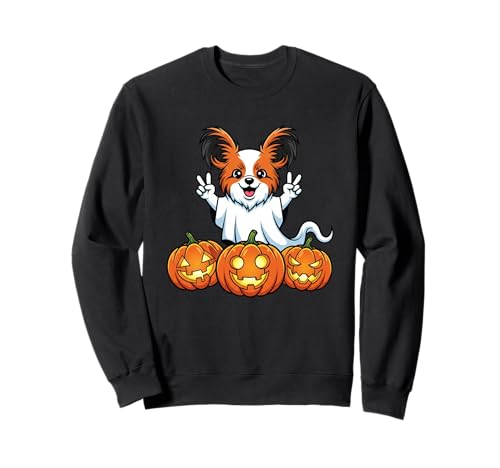 Lustiger Papillon Geist Kürbis Boo Halloween Kinder Herren Damen Sweatshirt Lustiger Papillon Geist Kürbis Boo Halloween Kinder Herren Damen Sweatshirt von Papillon Lovers Halloween Ghost Pumpkin Outfits
