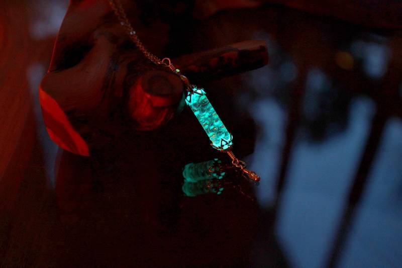 Feen-Laterne Glow in The Dark/Irisierende Glaskugeln Sw-Kristalle von Papillon9