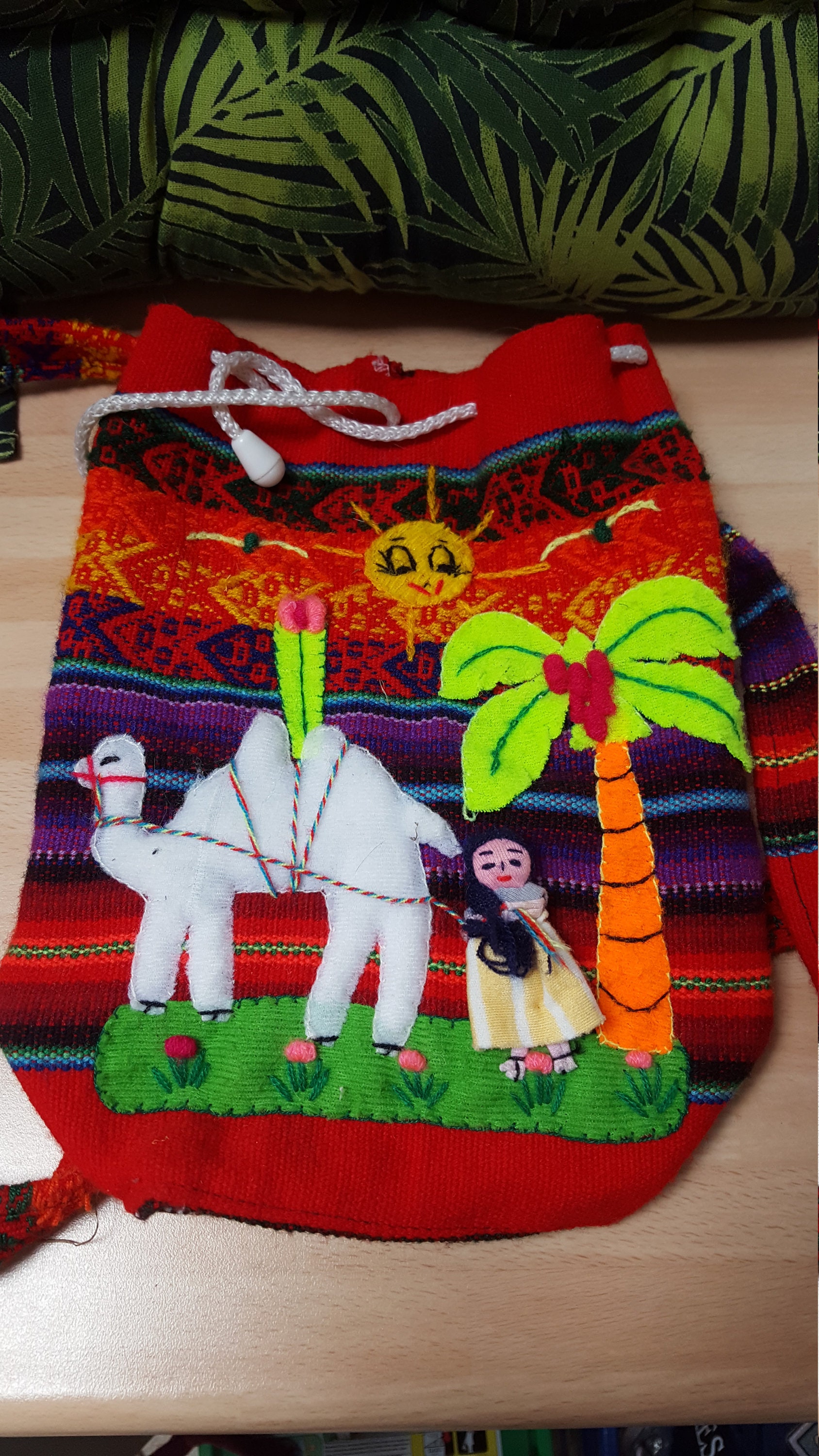 Vintage Handgemachte Lamas Peru South America Duffel Tasche Satchel Kinder Kitsch Boho Chic Stück Vintage Handgemachte Lamas Peru South America Duffel Tasche Satchel Kinder Kitsch Boho Chic Stück von PappysGang
