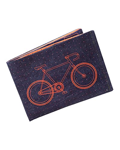 Paprcuts RFID Portemonnaie Bike | Geldbeutel Für 12 Karten, Scheine & Münzen | 100% Vegan | Wasserabweisend, Stabil & Reißfest | Unisex von Paprcuts