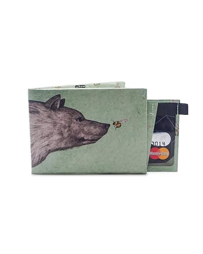 Paprcuts RFID Pro Portemonnaie | Kartenetui mit RFID Schutz für 12 Karten, Scheine & Münzen | Vegan | Wasserabweisend & Reißfest | Die Begegnung | LIGARTI Koop von Paprcuts