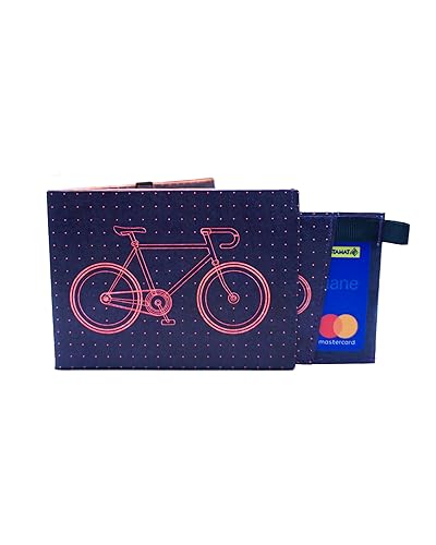 Paprcuts RFID Pro Portemonnaie | Kartenetui mit RFID Schutz für 12 Karten, Scheine & Münzen | Vegan | Wasserabweisend & Reißfest | (Bike 2.0.) von Paprcuts