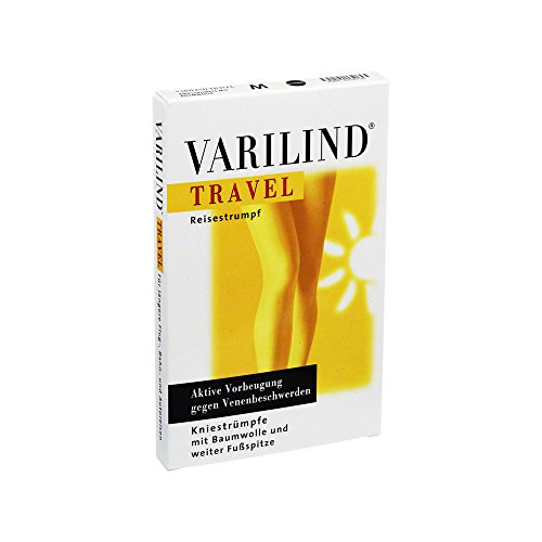 Varilind Travel Reise-St�tzstrumpf schwarz M, 2 St von Paracelsia Pharma GmbH