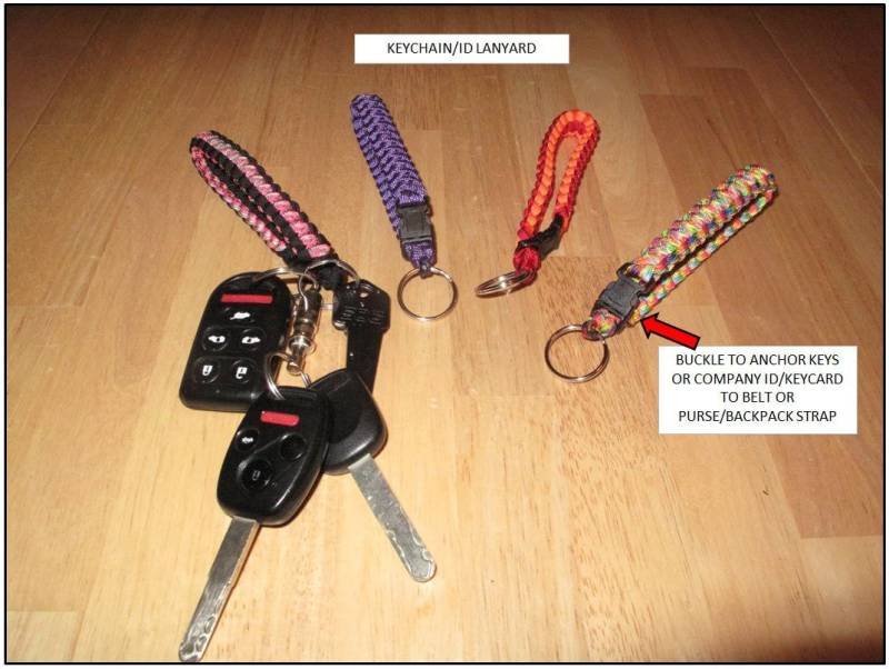 Paracord Schlüsselband Und Id-Lasche Paracord Schlüsselband Und Id-Lasche von ParacordLanyards