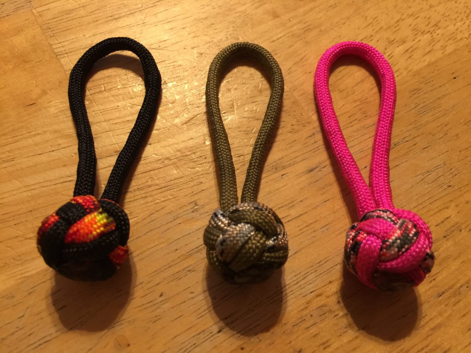 The Chubby Zipper Pulls - 3Er-Set The Chubby Zipper Pulls - 3Er-Set von ParacordLanyards