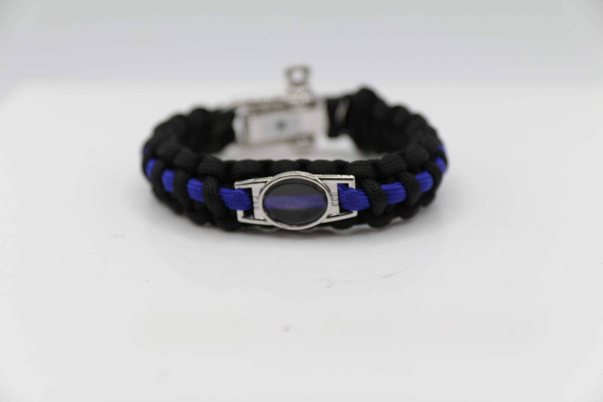 Dünne Blaue Linie Serie Paracord Survival Armband - Dünne W/Verstellbare Bügel Dünne Blaue Linie Serie Paracord Survival Armband - Dünne W/Verstellbare Bügel von Paracordinnovations