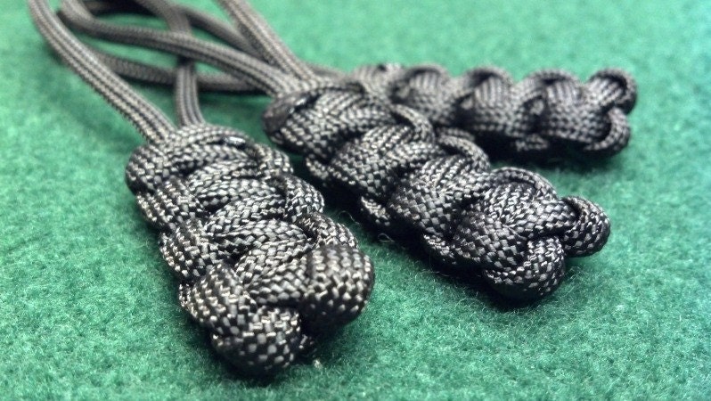 Paracord Reißverschluss Pull Set Von 3 in 11 Farben von Paracordsandmore