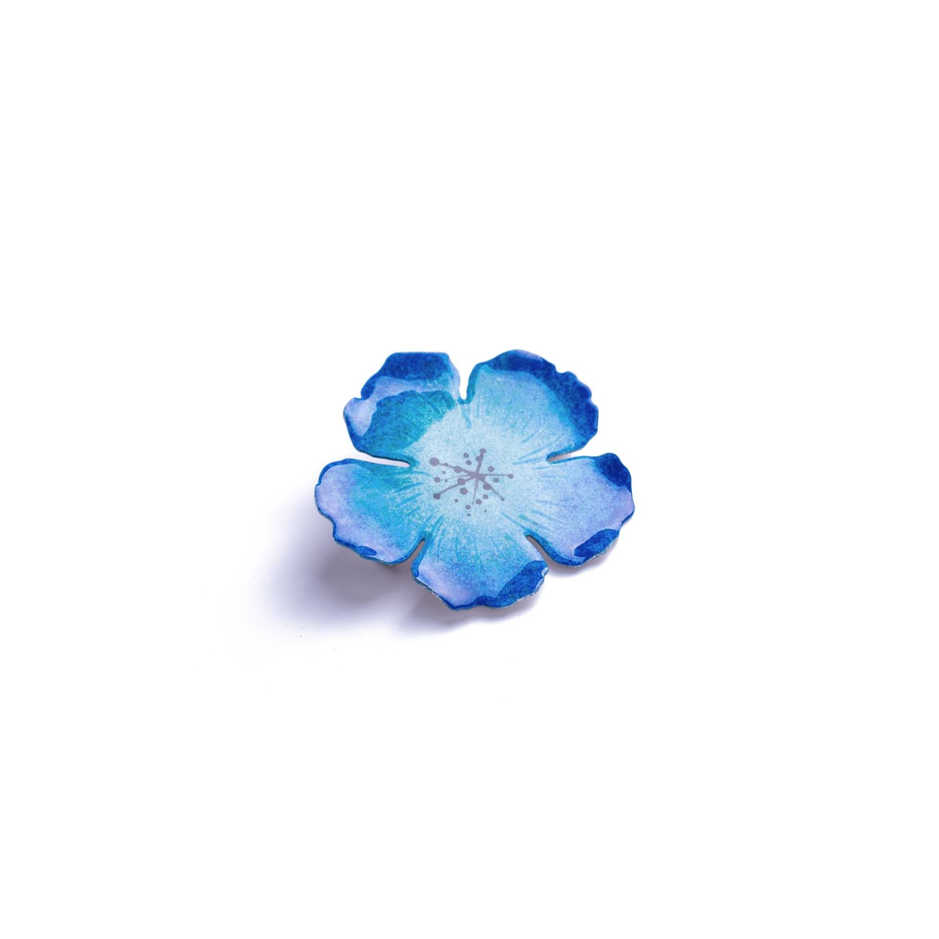 Flachs Brosche - Emaille Auf Edelstahl Flachs Brosche - Emaille Auf Edelstahl von ParadaJewelry
