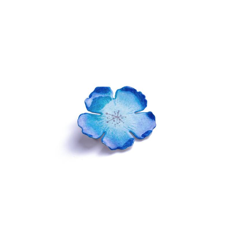 Flachs Brosche - Emaille Auf Edelstahl Flachs Brosche - Emaille Auf Edelstahl von ParadaJewelry