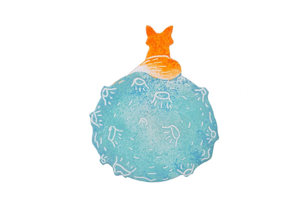 Fuchs Auf Einem Planeten Pin Handbemalte Emaille Edelstahl Brosche, Planet Pin, Abzeichen, Abzeichen Fuchs Auf Einem Planeten Pin Handbemalte Emaille Edelstahl Brosche, Planet Pin, Abzeichen, Abzeichen von ParadaJewelry
