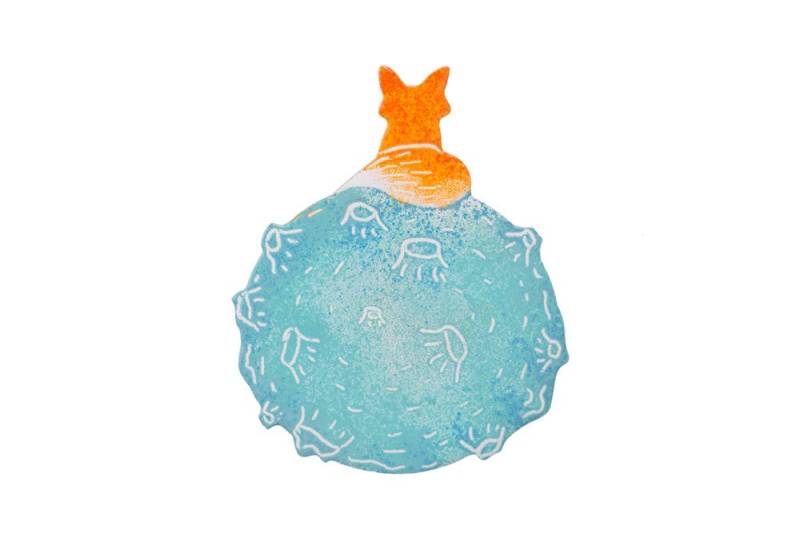 Fuchs Auf Einem Planeten Pin Handbemalte Emaille Edelstahl Brosche, Planet Pin, Abzeichen, Abzeichen Fuchs Auf Einem Planeten Pin Handbemalte Emaille Edelstahl Brosche, Planet Pin, Abzeichen, Abzeichen von ParadaJewelry