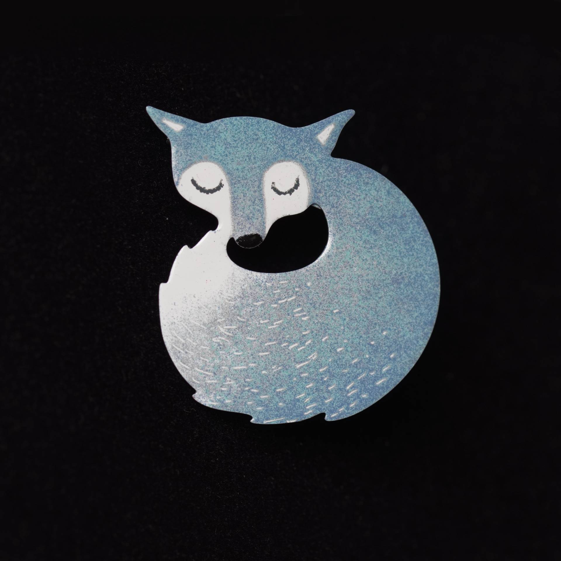 Graufuchs Brosche, Edelstahl, Emaillierte Wunderliche Pin, Fuchs Tier Schmuck, Emaille Abzeichen Graufuchs Brosche, Edelstahl, Emaillierte Wunderliche Pin, Fuchs Tier Schmuck, Emaille Abzeichen von ParadaJewelry